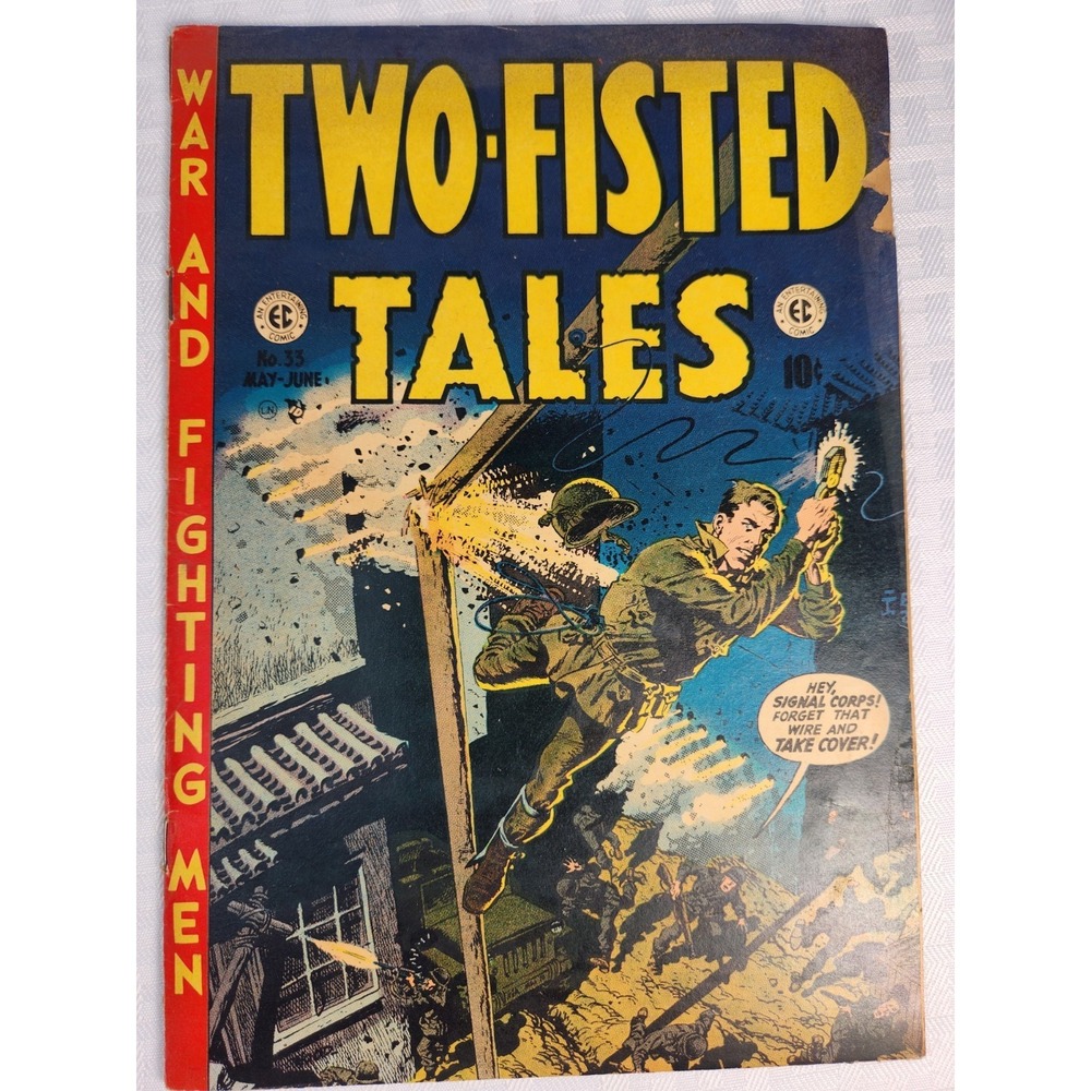 TWO-FISTED TALES #33 EC COMICS May June 1953 FN/VF